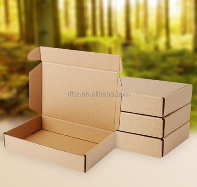 China Handmade flat and hard kraft paper shipping carton / transport packing box / corrugated packing box for sale