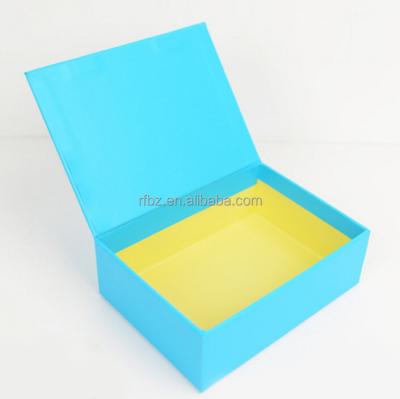 China Biodegradable Box Cosmetics Packaging Box Biodegradable Book Design Book Clamshell Color Candy Luxury Gift Box for sale