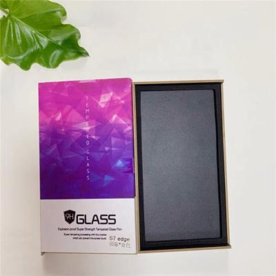 China Recycled Wooden Packing Box Premium Film Materials Tempered Glass Packaging for sale