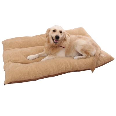 China Removable And Washable Luxury Warm Style Border Dog Mat Travel Large Dog Golden Retriever Dog Kennel Bed for sale