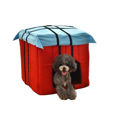 China Universal Breathable Four Seasons Cat Airdrop Enclosed Villa Kennel China Supplier for sale