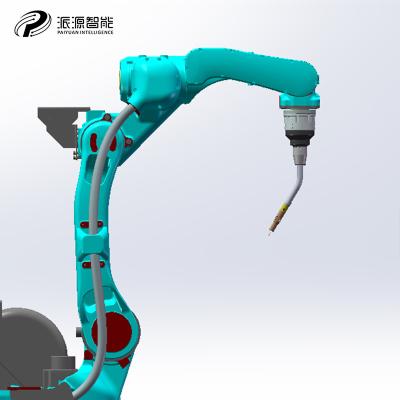 China Industrial Building Material Stores PY Series Welding Robot 6 Axis Handling Robot Arm for sale