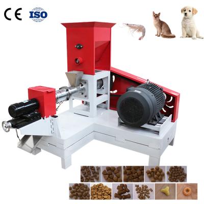 China Long Maintenance Time Screw Eagle Pellet And Packing Machine Pet Food Pelletizer Animal Fish Feed Extruder for sale