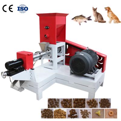 China Long Maintenance Time Pelletizer Mill Processing Machine Spare Part Floating Mini Water Grinder Weight Loss In Feeding Twin Screw Fish Feed Extruder for sale