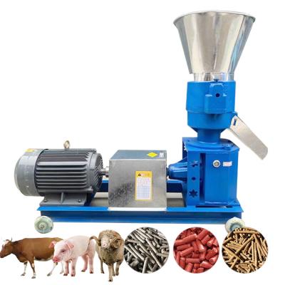 China Make Animal Feed Fish Paddle Household Diesel Manual Manual-Feed-Pellet-Machine Animal Food Floating Powerful Rodent Feed Pellet Machine for sale