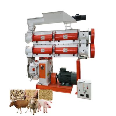 China Make Animal Feed CE ISO Approved Plant Delivery 1-1.5TPH Small Feed Mill/poultry feed pellet production line/poultry feed machine for sale