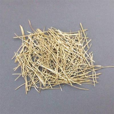 China Contemporary High Carbon 2850mpa Copper Coated Micro Steel Fiber For Construction for sale