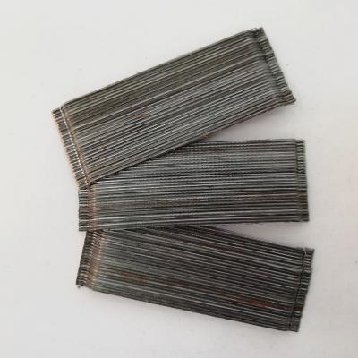 China Traditional building material bonded steel fiber for concrete mixes for sale