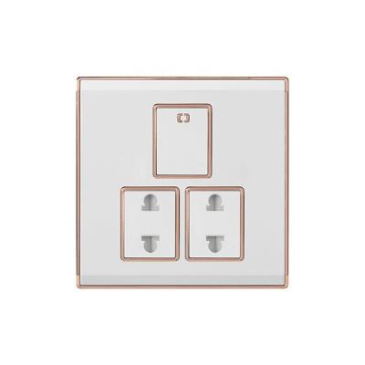 China PAKISTAN Bangladesh Market white color 2+1electrical switces for home for sale