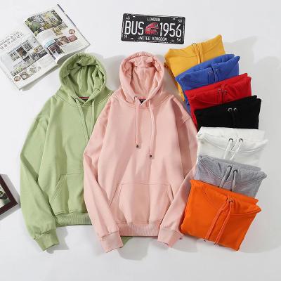 China OEM High Quality Plain Heavy Fleece Anti-wrinkle Custom Logo Printed Cotton Hoodies Unisex Men's Hoodies For Winter for sale