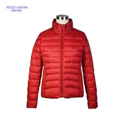 China Ladies Breathable Winter Foldable Down Jacket Ultra Light Feather Down Jacket With Hood Women Sport Jacket for sale