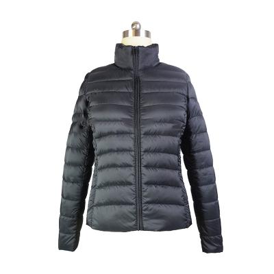 China Breathable Women's Packable Duck Down Feather Jacket Outwear Lightweight Stripper Down Jacket for sale