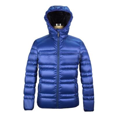 China Newest Breathable Russian Winter Clothes Hooded Men's Artificial Down Padded Jackets for sale