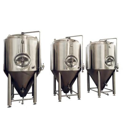 China food & Beverage Plant 500L Stainless Steel Conical Beer Fermenter Tanks For Beer Brewery for sale