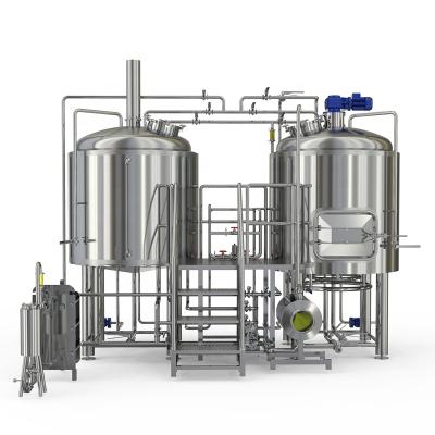 China food & Beverage Plant Turnkey 200l Beer Making Line 2bbl Home Beer Brewing Machine Brewery Equipment for sale