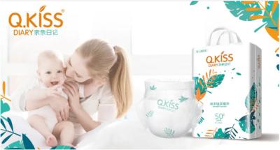 China Q.KISS DIARY chemical free disposable diapers for sale