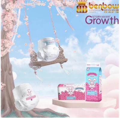 China Strong absorption capacity with locking the water effectively in Growth Diaper for sale