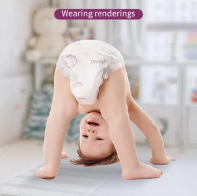 China Disposable Premium Quality Soft and Comfortable  Cute Baby Diapers for sale