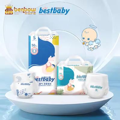 China Print Nappies Baby Training Pants Disposable Baby Diapers In Performance Baby Diaper Manufacture for sale