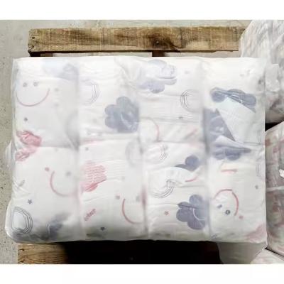 China Chemical free diaposable B grade baby diaper for sale