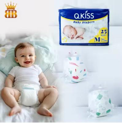 China Hot Selling Grade A Disposable Infant Nappies Diaper Free Sample Wholesale Tape Baby Diaper for sale