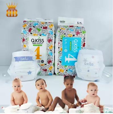 China Customizable Printed Non-woven Fabric Leaking Proof Super Soft Disposable Tape Baby Diaper for sale