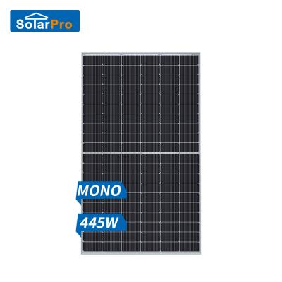 China high efficiency solar panel manufacturers 440w 445w 450w half solar power panel 1909*1134*35 mm for sale