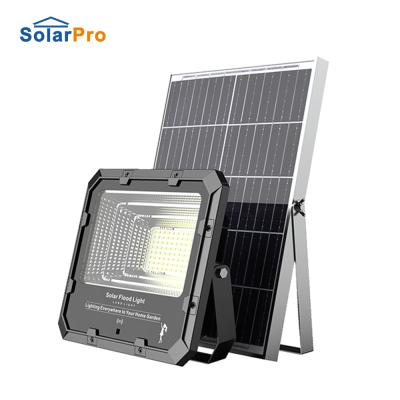 China High Efficiency Solar Powered Outdoor Floodlight Garden Light 200w LED for sale