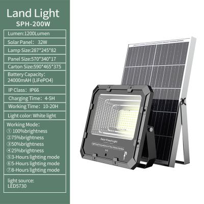 China Outdoor Lighting Aluminum Alloy 100W 150w 200w 300w Garden Led Flood Light Solar Outdoor Garden Light for sale