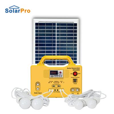 China Home Outdoor Camping Solar Power System Kit Off Grid Solar Power System for sale