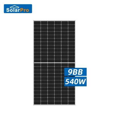 China Factory supply brand A cell high efficiency 540w solar panel solar electricity 2256*1134*35 mm for sale