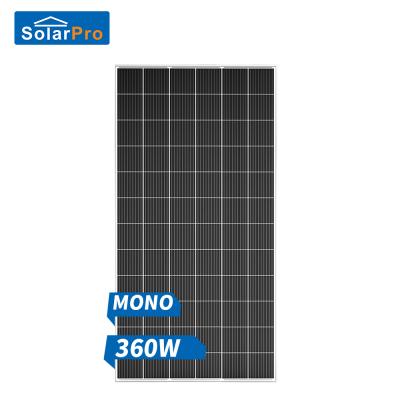 China China Factory Price CE TUV Certificate Modules Mono Solar Panel SP360M-36V Solar Modules for sale