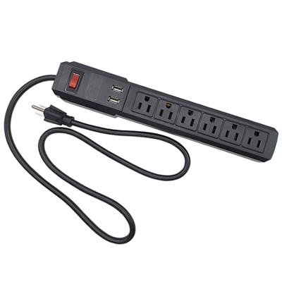 China US Electrical Outlet Residential / General Purpose Overload Protection Plug In Flame Retardant Power Strips for sale