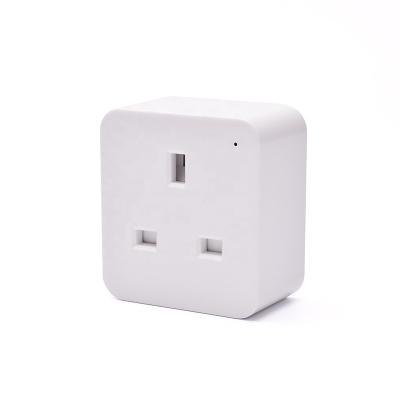 China Easy Installation WiFi Mini APP Control UK Wall Mounted Switch Socket Smart Power Outlet Socket for sale