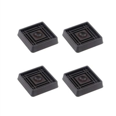 China Protect Square Customized Furniture Rubber Caster Cups Anti-slippery Furniture Pads Furniture Foot Pad / Rubber Stopper for sale