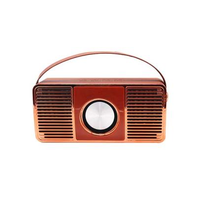 China Wireless Leather Handsfree Loudspeaker Wireless Speaker TWS Subwoofer Amplifier Portable Speaker H20 for sale