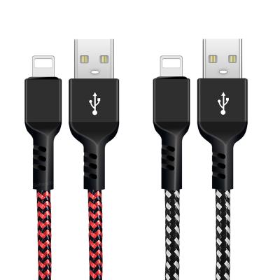 China For iPhone XS/X 8 8 plus 7 7 Plus/6plus/6/5 2019 Android 2.4A Flex Cable Phone Charger Cord Adapter Popular Fast Charging Data Cable usb for iphone for sale