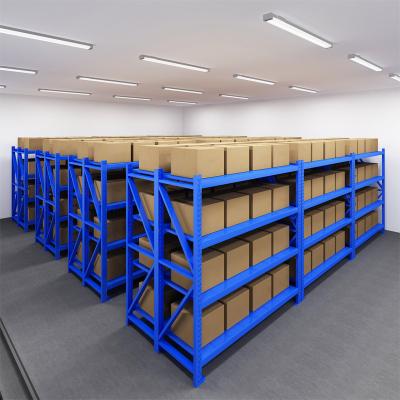 China High Quality Corrosion Protection Metal Storage Racks Heavy Duty Warehouse Stacking Metal Shelves for sale