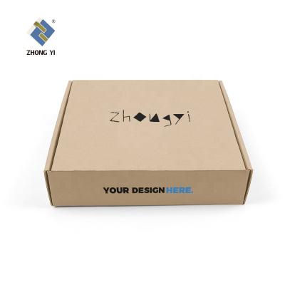 China Recyclable Custom Announcement Box With Logo Small Corrugated Subscription Shipping Box Announcements Printing Simple Design for sale