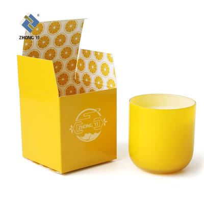 China Recyclable Custom Luxury Candle Gift Box Packaging , Paper Box For Candle for sale