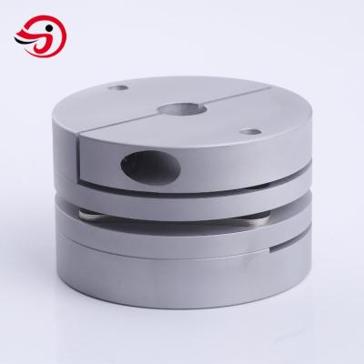 China Factory 7075 Aluminum Aviation Couplings Double Disc Flexible Shaft For Encoder Coupling for sale