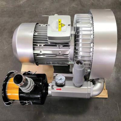 China Regenerative Air Exhaust 5.5KW Three Phase 220/380V 2 Ring Blower Impellers for sale