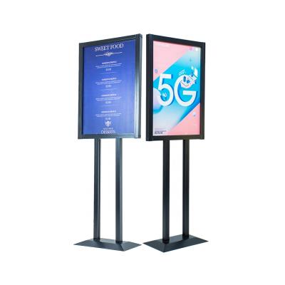 China Indoor / Outdoor Advertising Poster Frame A1 Stand Sign Board Holder for sale