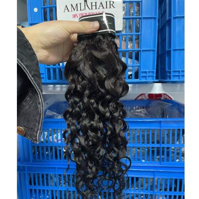 China Wholesale Raw Cambodian Curly Weave Water Wave Virgin Hair Bundles, Unprocessed Cambodian Hair Cuticle Aligned Hair Bundles for sale