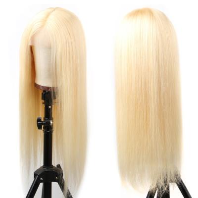 China Silky Straight Wave Brazilian #613 Staight Hair Wig Glueless Pre Plucked Color Women Remy Human Hair Wigs For Lace Front Wigs for sale