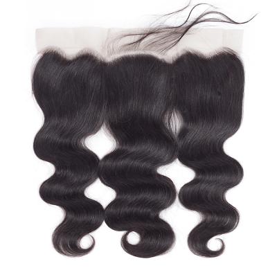 China Hot Selling 100% Virgin Human Hair Unprocessed Wholesale Cheap Price 13X4 13X6 HD Lace Frontal Closure, Hd Transparent Swiss Pre Plucked Lace Headband for sale