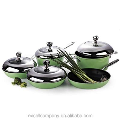 China Cookware EX-ST01 Sustainable Aluminum Sets Indoor And Outdoor With Ceramic for sale