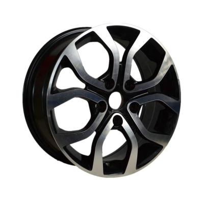 China Aluminum Alloy High Profile Black Machine Face Passenger Car Wheels Hub Alloy Rims For for sale