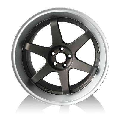 China 2022 17 Inch Aluminum Alloy Passenger Car Wheel Luxury Custom Luminous Black Car Bearing Parts Forged Aluminum Rim for sale