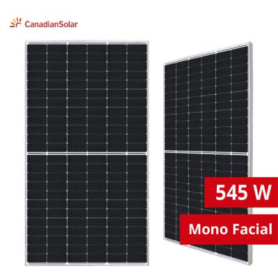 China Class A High Power Monocrystalline Silicon 182mm Bifacial Canadian Solar Panel for sale